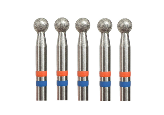 KMIZ  DIAMOND NAIL DRILL Ball bit DSP 3.1 M-F (5pcs)