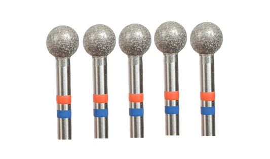 KMIZ  DIAMOND NAIL DRILL Ball bit DSP 5.0 M-F (5pcs)