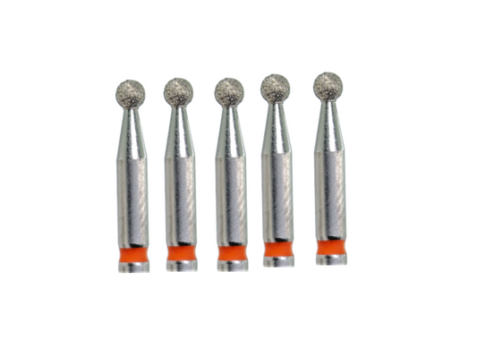 KMIZ DIAMOND NAIL DRILL Ball bit DSP 2.3-F  (5pcs)