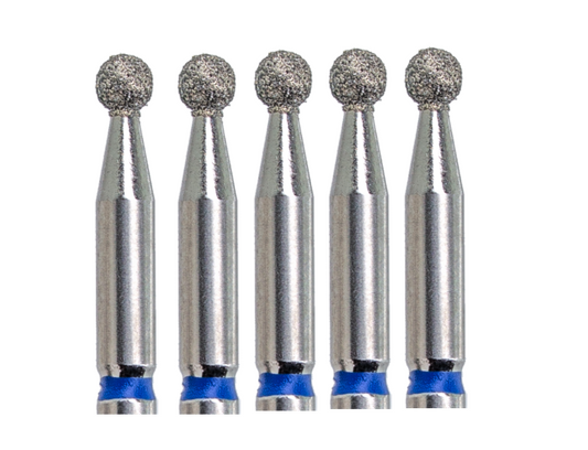 KMIZ DIAMOND NAIL DRILL Ball bit DSP 2.5-M (5pcs)