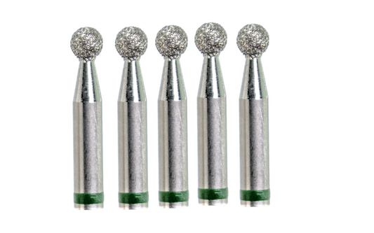 KMIZ DIAMOND NAIL DRILL Ball bit DSP 2.5-C (5pcs)