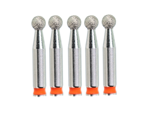 KMIZ DIAMOND NAIL DRILL Ball bit DSP 2.5-F (5pcs)