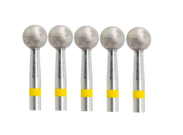 KMIZ DIAMOND NAIL DRILL Ball bit DSP 5.0-VF  (5pcs)