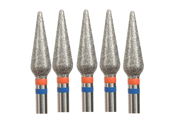 KMIZ DIAMOND NAIL DRILL BIT DDT 4.0-12.F-M  (5pcs)