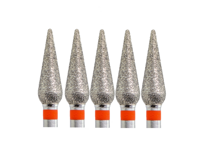 KMIZ DIAMOND NAIL DRILL BIT DDT 4.0-12F  (5pcs)