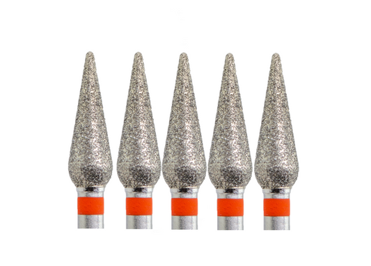 KMIZ DIAMOND NAIL DRILL BIT DDT 4.0-12F  (5pcs)