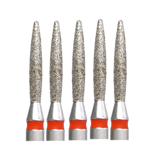 KMIZ DIAMOND NAIL DRILL BIT DFL 1.6-10 F (5pcs)