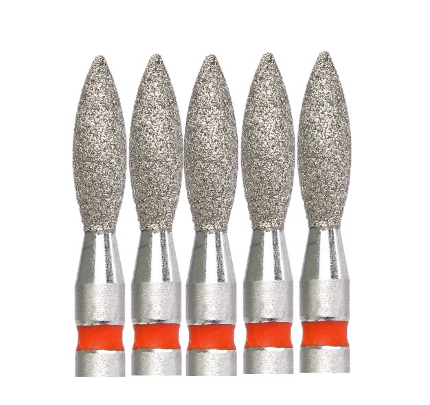 KMIZ DIAMOND NAIL DRILL BIT DFL 2.5-8 F (5pcs)