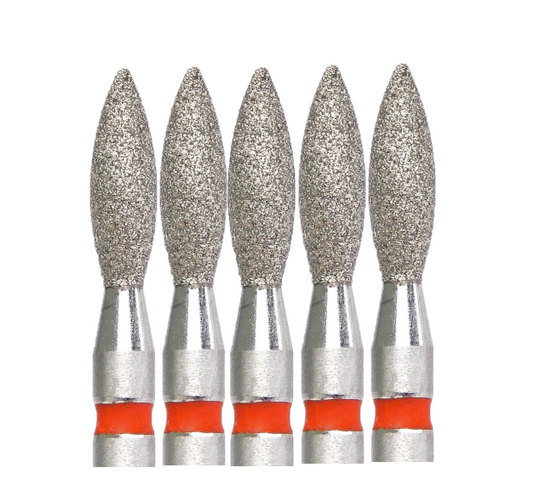 KMIZ DIAMOND NAIL DRILL BIT DFL 2.5-8 F (5pcs)