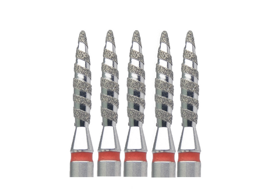 KMIZ DIAMOND NAIL DRILL BIT DTO 1.8-10 F (5pcs)