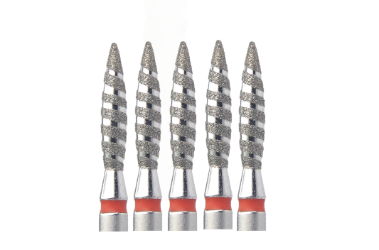 KMIZ DIAMOND NAIL DRILL BIT DTO 2.1-10F (5pcs)