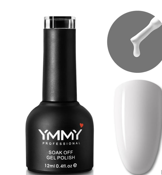 YmmY professional Soak off gel polish white